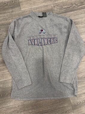 edge Gray Colorado Avalanche Crewneck Sweater